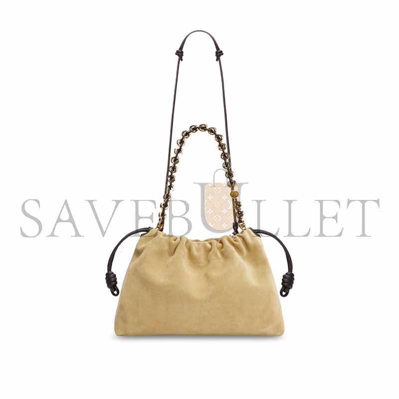 LOEWE LARGE FLAMENCO PURSE SUEDE CALFSKIN A411FPDX12GOLD (41*26*9cm) LOEWE LARGE FLAMENCO PURSE SUEDE CALFSKIN A411FPDX12GOLD (41*26*9cm)